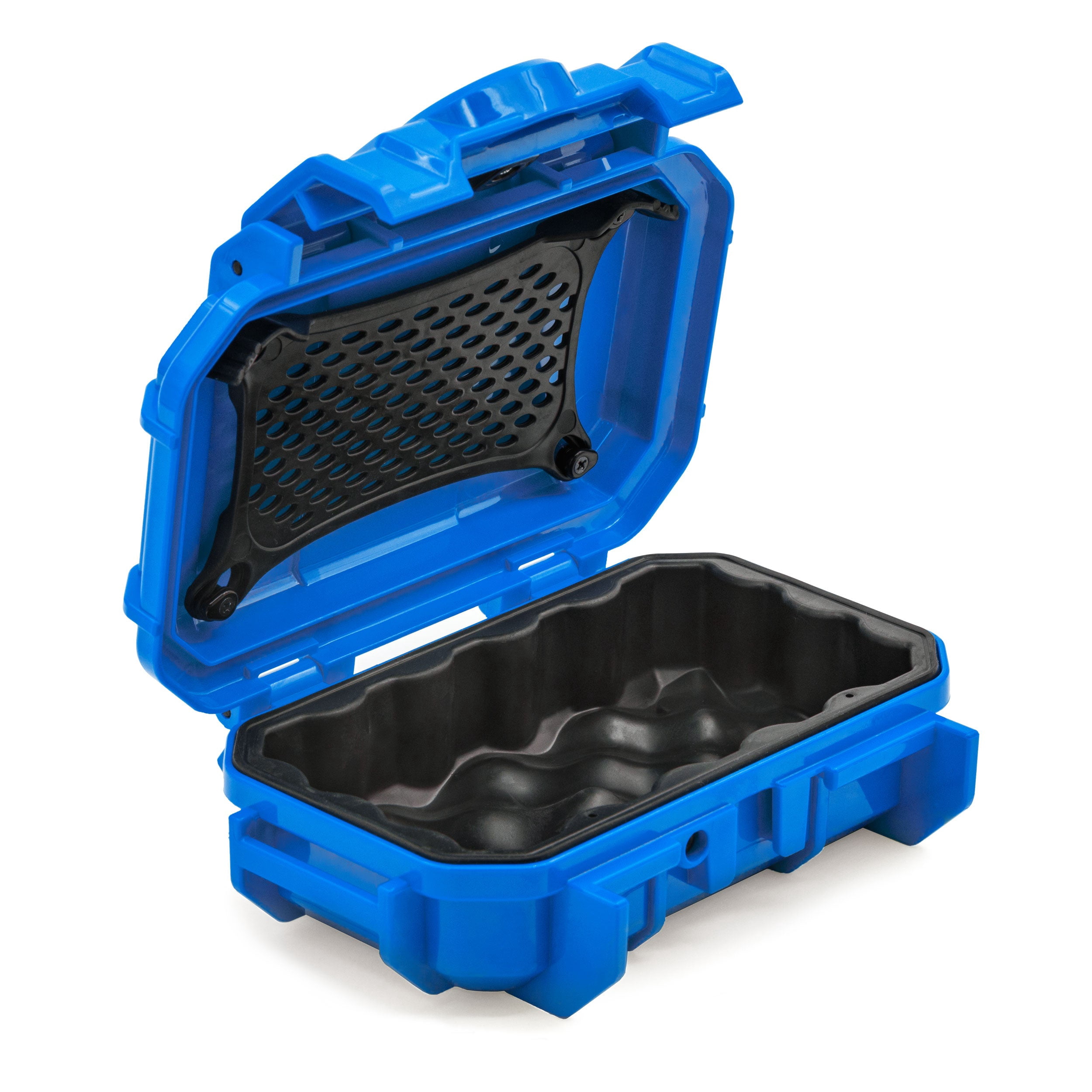 Seahorse 52 Waterproof Hard Protective Dry Box Case / USA Made / IP67 Waterproof / Perfect EDC Every Day Carry (Blue)
