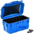 thumbnail image 1 of Seahorse 58 Portable Waterproof Dry Box Protective Case - Travel Safe / Mil Spec / IP67 Waterproof / USA Made - for Ammunition, Rifle Ammo, Pistols, Smell Proof Box (Blue), 1 of 7