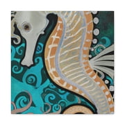 Seahorse Art Deco Dream - Canvas