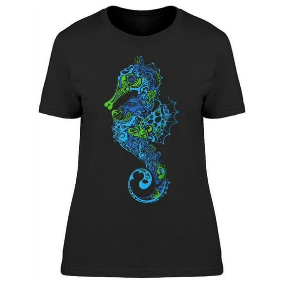 Seahorse Art T-Shirt Women -Image by Shutterstock, Female XX-Large