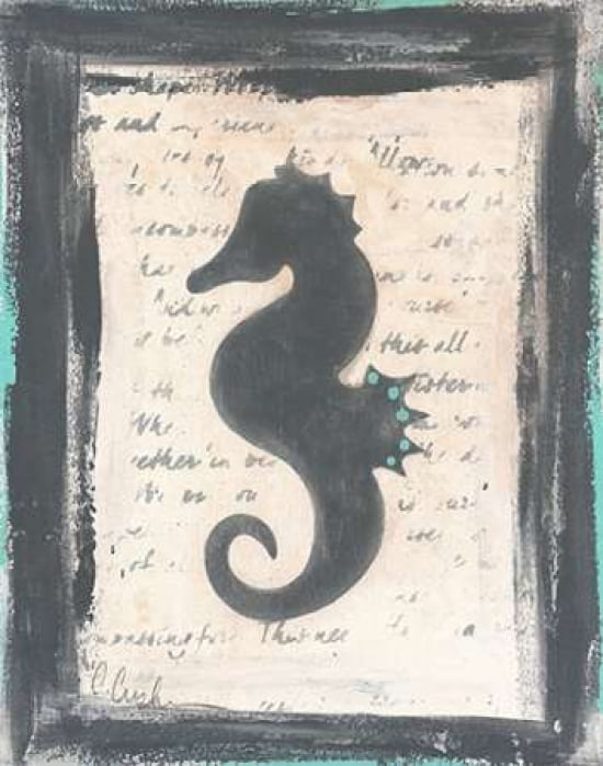 Seahorse Canvas Art - Cassandra Cushman (22 x 28)