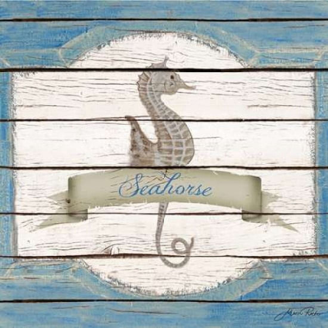 Seahorse Canvas Art - Gina Ritter (24X24)