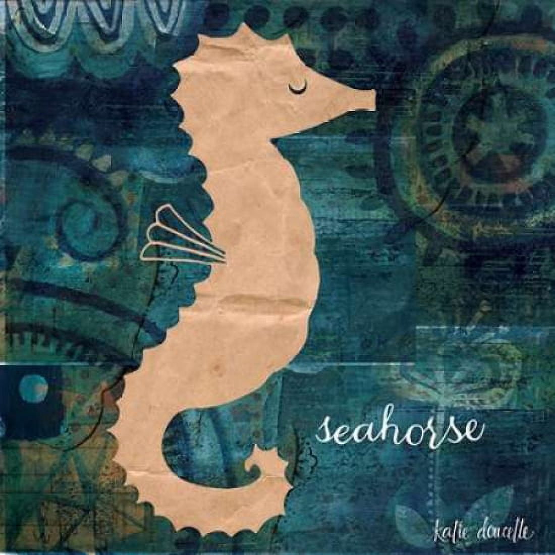 Seahorse Canvas Art - Katie Doucette (24 x 24)