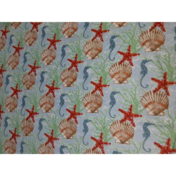 Seahorse Flannel Fabric