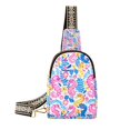 thumbnail image 1 of Seahorse Leaves Crossbody Bags Backpack Chest Bag Shoulder Bag Waist Bag for Outdoor Travel Hiking Fitness Cycling, 1 of 7