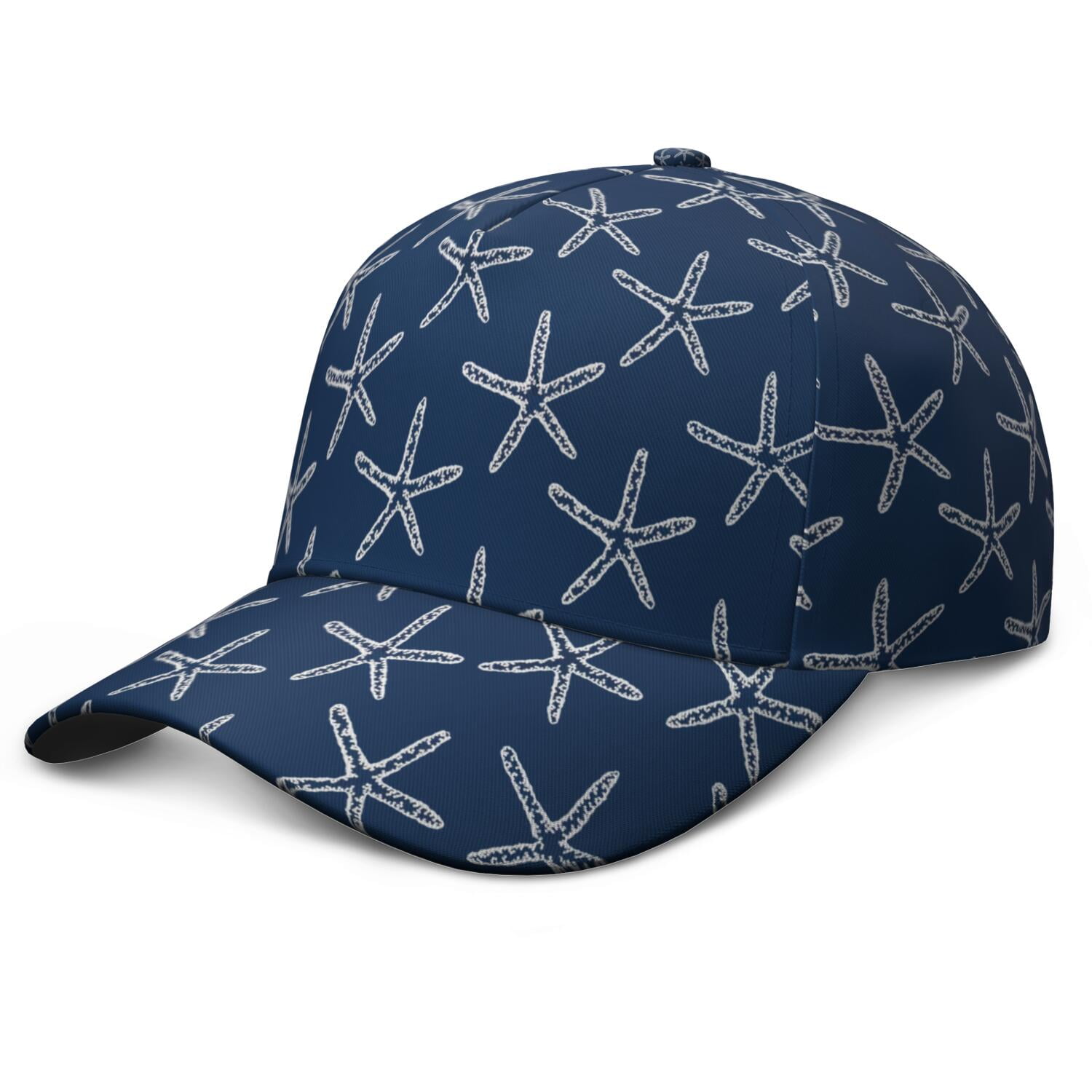 Seahorse Print Baseball Cap – Cute Ocean Marine Creature Hat with ...