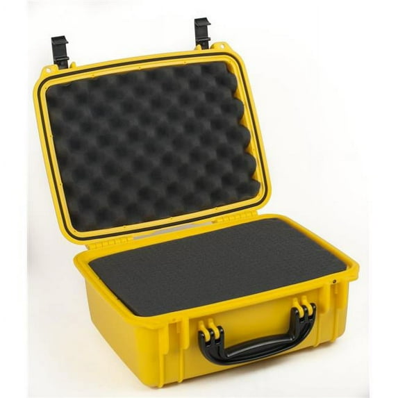 Seahorse Protective Case SE520FML,YL 520 Case with Foam & Keyed Metal Lock, Yellow