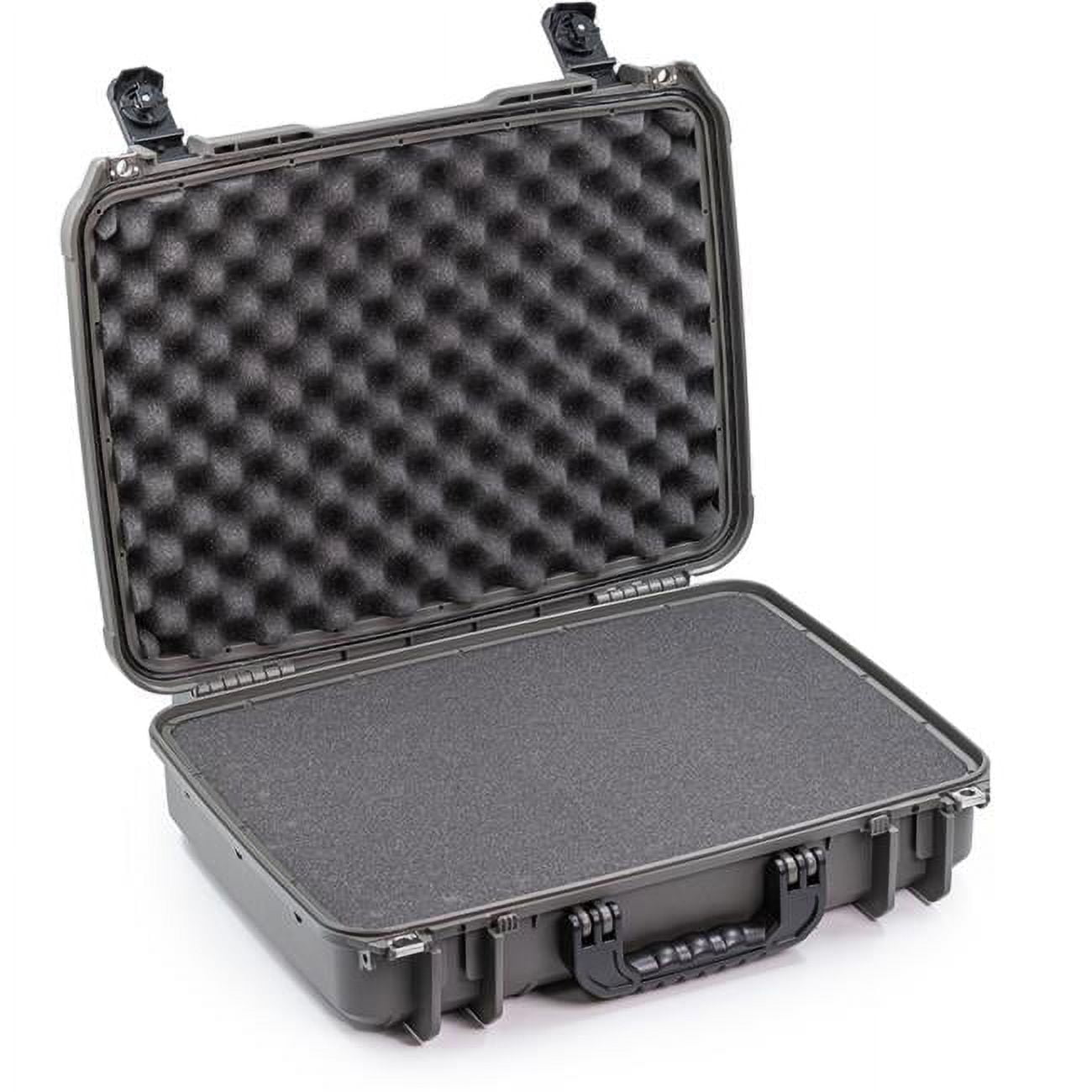 Seahorse Protective Case SE710FML,GM 710 Case with Foam & Keyed Metal Lock, Gun Metal