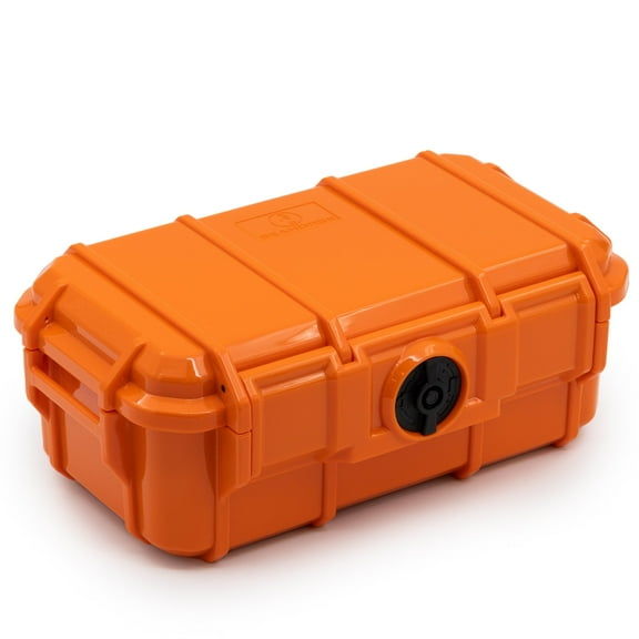 Seahorse SE57F,OR 9.5 x 5.8 x 3.8 in. Protective Micro Case with Foam, Orange