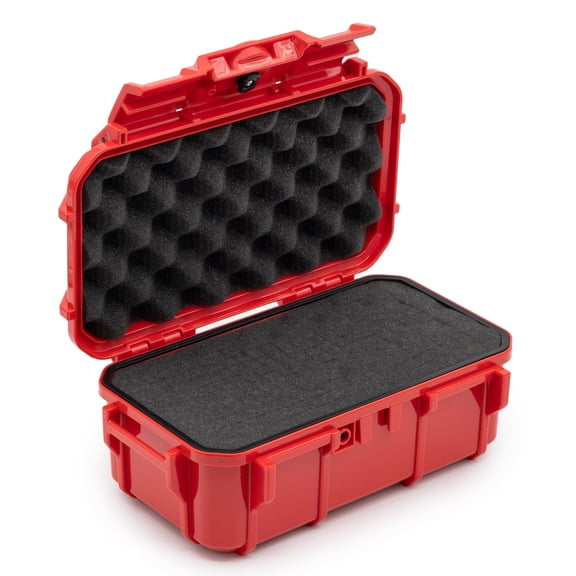 Seahorse SE57F,RD 9.5 x 5.8 x 3.8 in. Protective Micro Case with Foam, Red