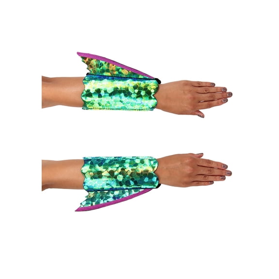 Seahorse Shimmer Fin Arm Cuffs
