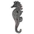 thumbnail image 1 of Seahorse Verdi Green Single Wall Hook Cast Iron, 1 of 2