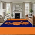 thumbnail image 1 of Seahorse Washable Living Room Rugs 6'x9', Summer Beach Low Pile Throw Large Area Rug Non-Slip Sturdy Edge Binding Carpet for Dining Room Kitchen Office, 1 of 9