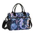 thumbnail image 1 of Seahorse with Jellyfish Cooler Bag Lunch Bag Soft Cooler Cooling Tote Insulated Lunch Box for Adult Men Women, 1 of 6