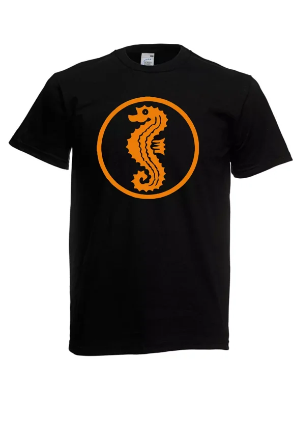 Seahorses Ocean Animal Graphic Design Everyday Casual Men T-Shirt