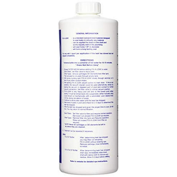 Seal 32oz Marlig Fix Pool and Spa Leak Sealer 32 oz-2 Pack, Blue