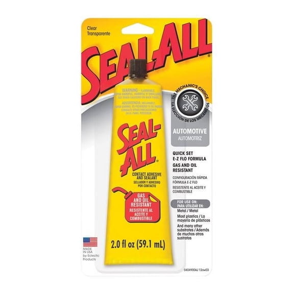 Seal-all 380112 Multi-Purpose Contact Adhesive, 2 oz, Clear, Liquid