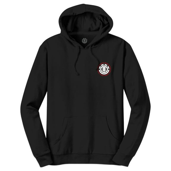 Seal Backprint Pullover Hoody [Flint Black]