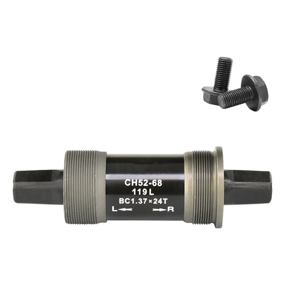 Seal Bottom Bracket Replacement Square Tapers Metal Bearing with Waterproof Screw Square Tapered Bottom Bracket