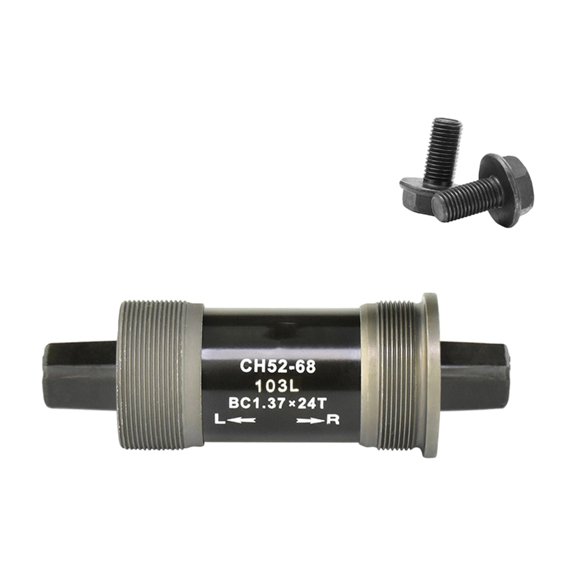 Seal Bottom Bracket Replacement Square Tapers Metal Bearing with Waterproof Screw Square Tapered Bottom Bracket
