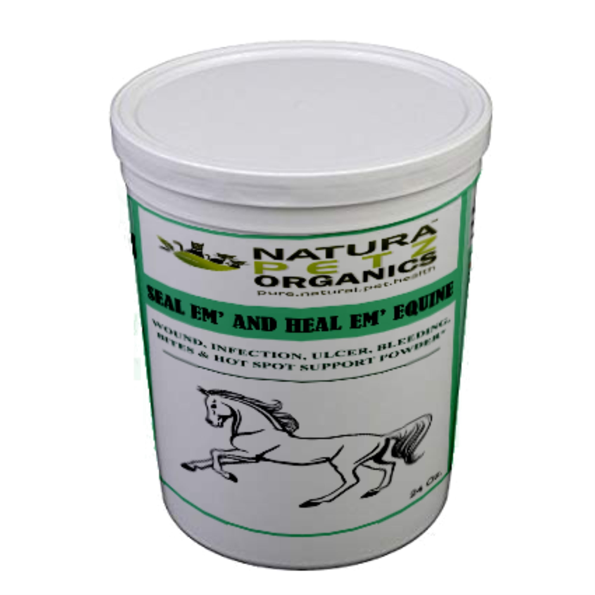 Seal Em And Heal Em Powder Equine* Wound, Infection Ulcer Bite Bleeding & Hot Spot Support