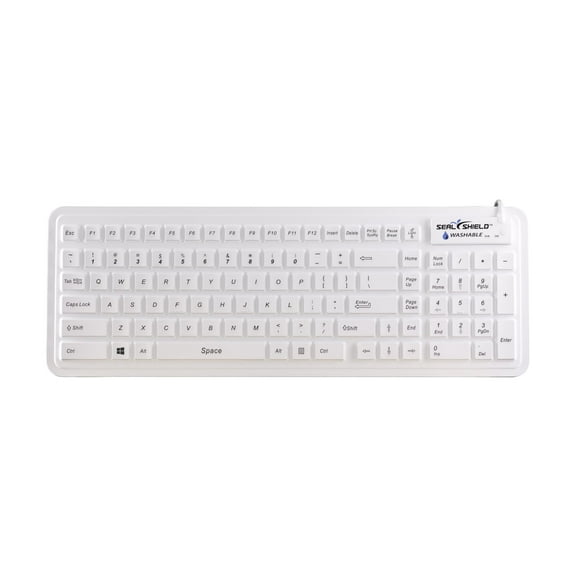 Seal Shield Glow 2 Waterproof Keyboard Backlit Magnetic Backing