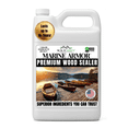 thumbnail image 1 of Seal it Green Xtreme Marine Clear Wood Sealer Plant Based Non Toxic Waterproof Sealant for Docks Decks Fences and Railings 1 Gallon, 1 of 8