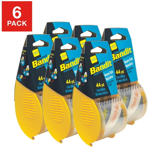 Seal-It Bandit Shipping tape 2 in. x 1600 in., Pack of 6