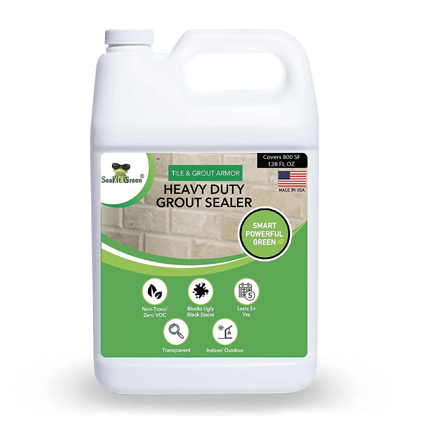 Seal It Green MultiSurface Tile and Grout Sealer & Grout Sealer for Shower Tiles, NonToxic