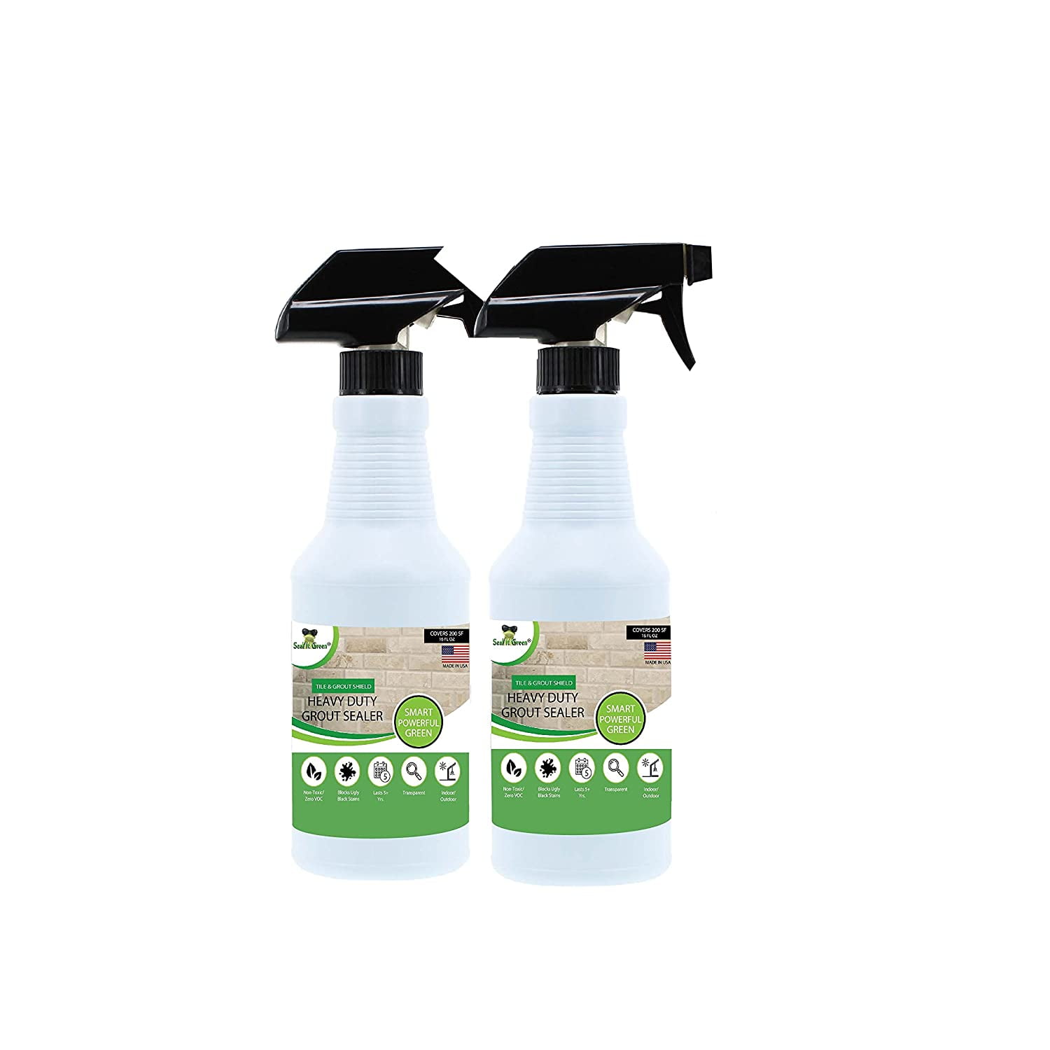 Seal It Green MultiSurface Tile and Grout Sealer & Grout Sealer for Shower Tiles, NonToxic