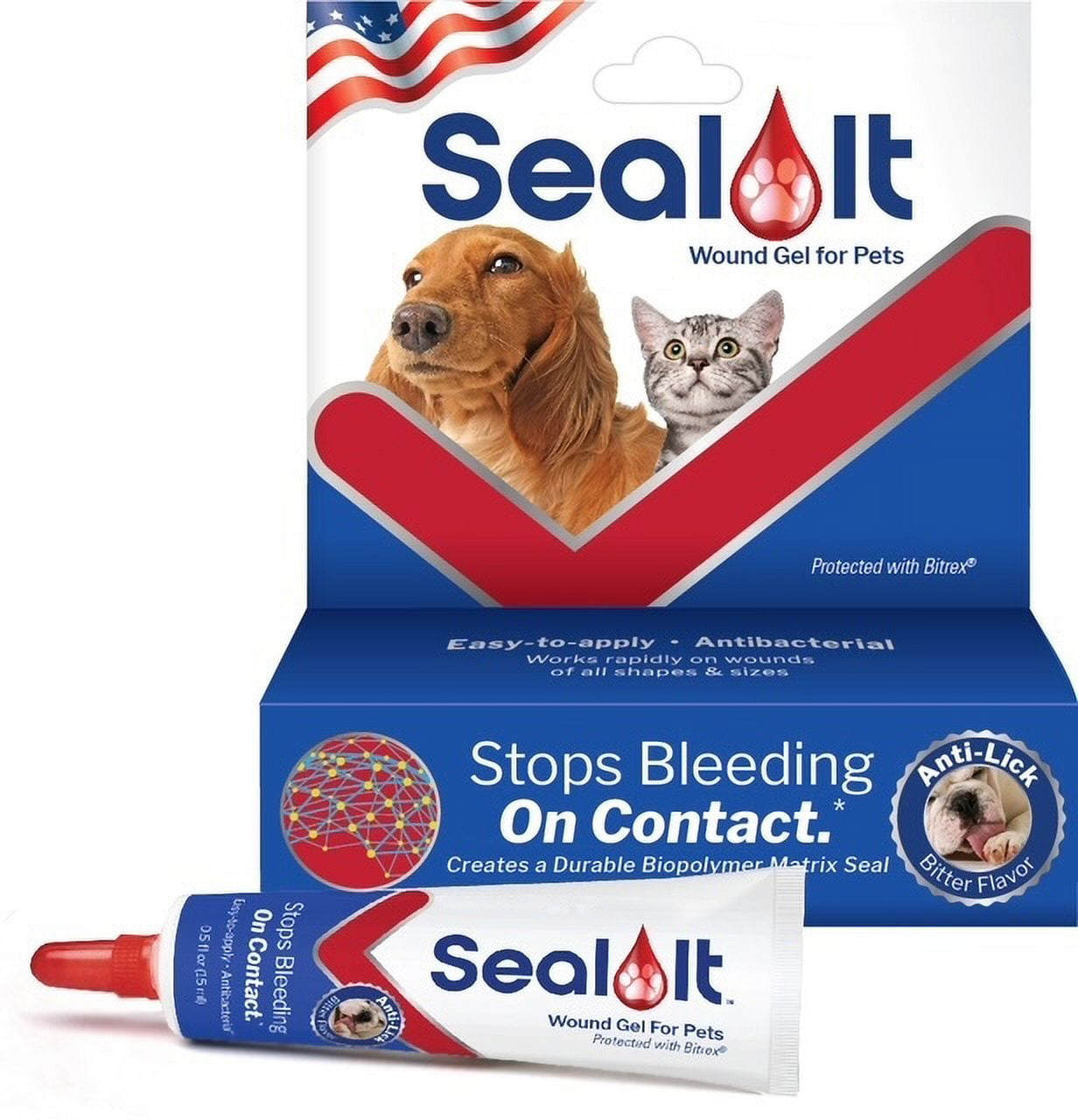 Seal It® Wound Gel for Pets USMade Dog Wound Care Gel to Stop