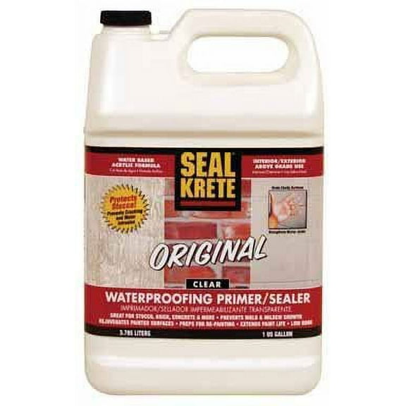 Seal-Krete Waterproofing Primer & Sealer Interior/Exterior - White, 1 gal