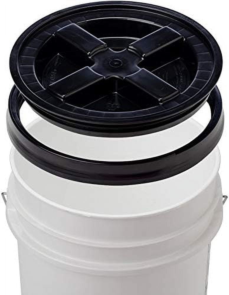 Seal Lid For 3.5, 5, And 7 Gallon Buckets, Seal Multipurpose Container ...