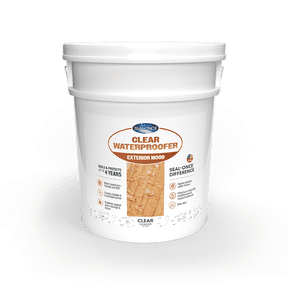 SEAL-ONCE CLEAR WATERPROOFER Exterior Wood, 5 Gallon - Outdoor Use