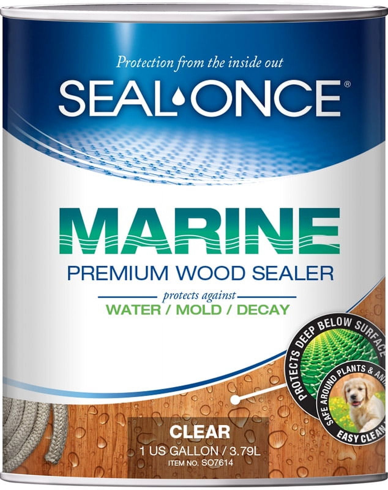 Seal-Once SEAL ENDS ONCE SO6600 Deck End Sealer, Clear, 1