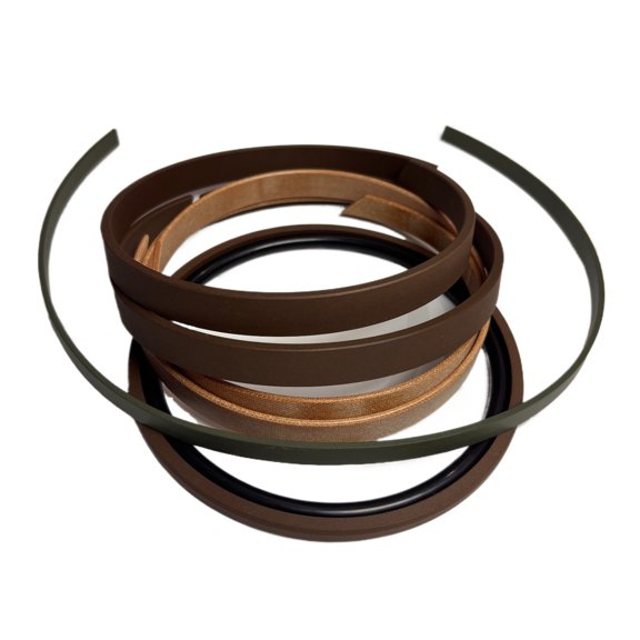 Seal Repair Kit Fix Boom Cylinder Hydraulic Leak Compatible With Kato HD-250-5 & HD-250-7 with Backup Rings & O-Rings