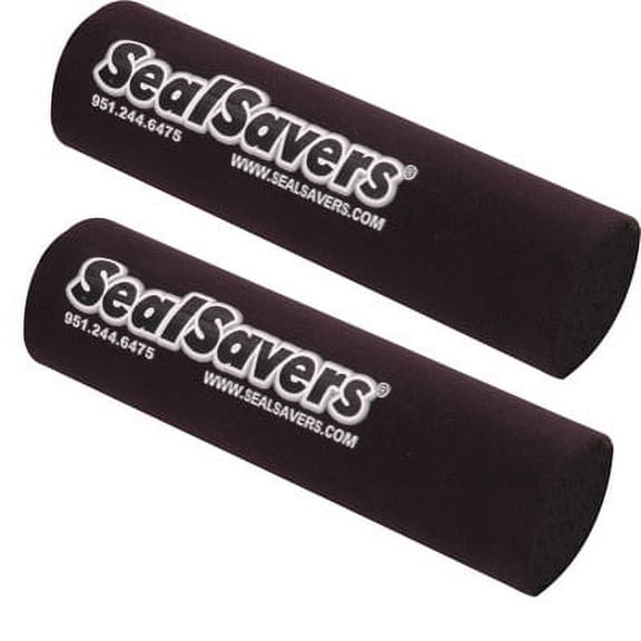 Seal Savers Fork Covers 44-50mm Fork Tube, Short Black for KTM 400 SX 4 Stroke 2002