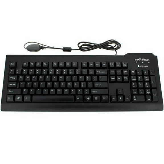 Seal Shield Silver Seal Glow Waterproof True Type Keyboard - Backlit