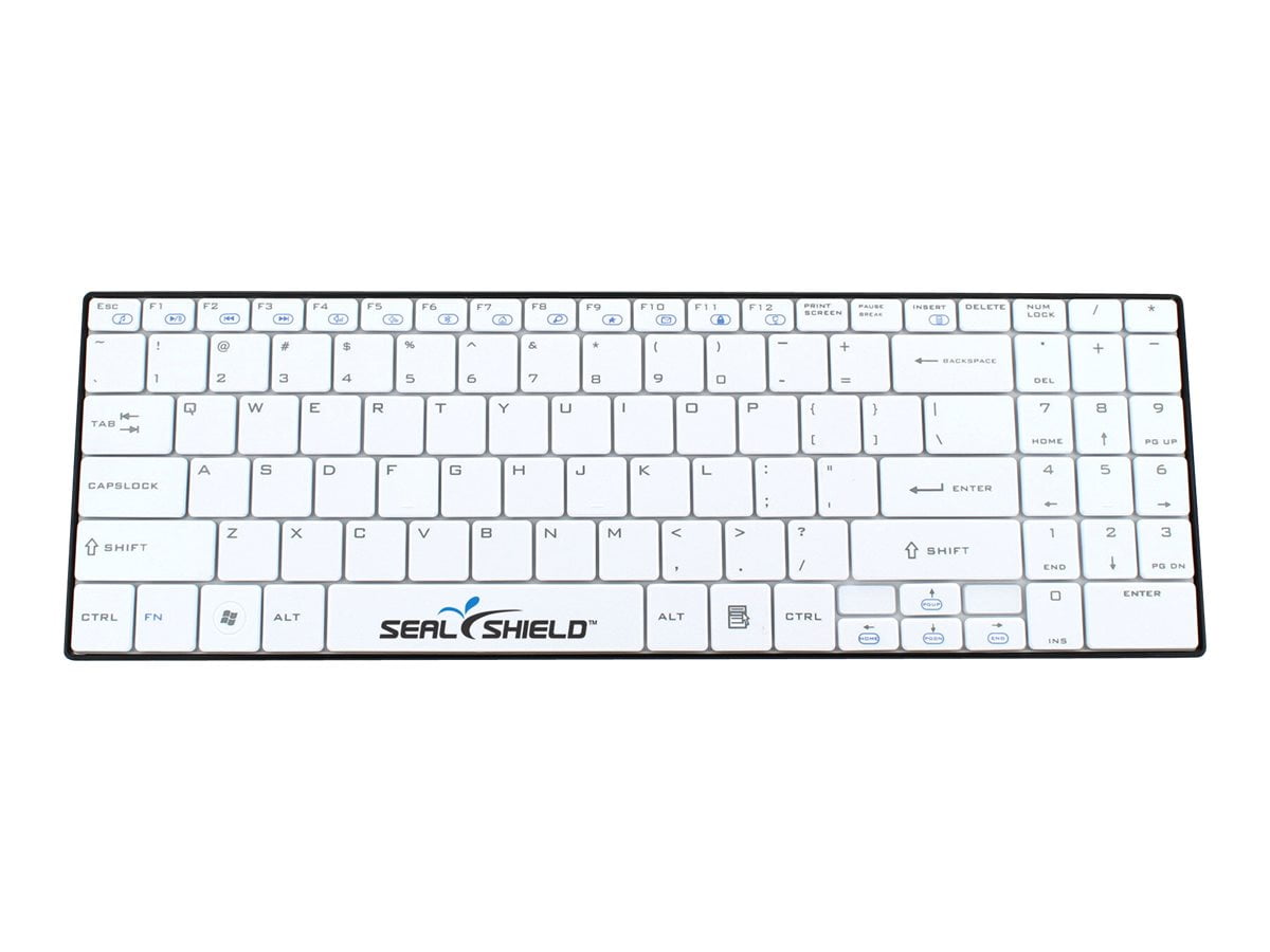 Seal Shield Silver Seal SSKSV099BT Keyboard - Wireless Connectivity - Bluetooth - English, French