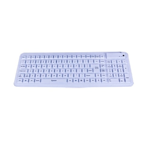 SEAL GLOWTM MEDICAL GRADE SILICONE KEYBOARD - BACKLIT, DISHWASHER SAFE & ANTIMIC
