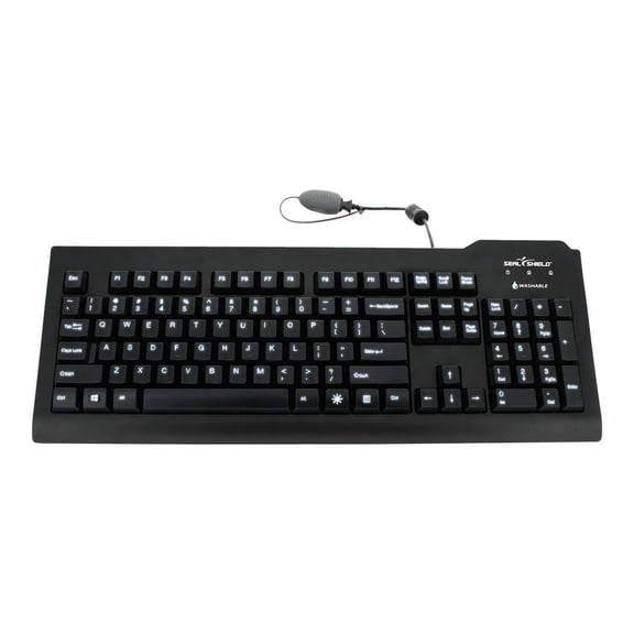 Seal Shield Silver Seal Glow Medical Grade Keyboard - Cable Connectivity - Usb Interface - 104 Key - Membrane (ssksv207g)