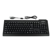 Seal Shield Silver Seal Waterproof Keyboard- Black