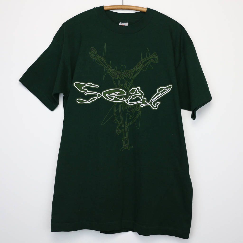 Seal Shirt Vintage tshirt 1995 Kiss From A Rose 1990s Henry Olusegun