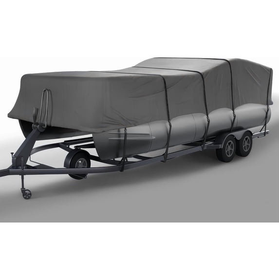 Seal Skin Covers Pontoon Boat Cover, Waterproof Outdoor Protection, Fits 17'-20'L x 102"W (Beam)