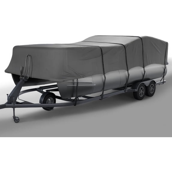 Seal Skin Covers Pontoon Boat Cover, Waterproof Outdoor Protection, Fits 17'-20'L x 102"W (Beam)