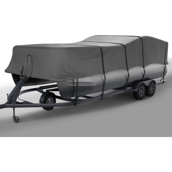 Seal Skin Covers Pontoon Boat Cover, Waterproof Outdoor Protection, Fits 17'-20'L x 102"W (Beam)