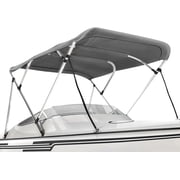 Seal Skin 4 Bow Bimini Top for Boats, Marine Grade Waterproof Canopy Cover with Frame, 8L X 54" H X 79"-84"W