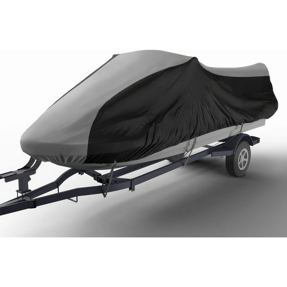 Seal Skin Jet Ski Cover, Heavy-Duty Waterproof & UV Protection, Fits for 2-Seater (Fits 103"-115")