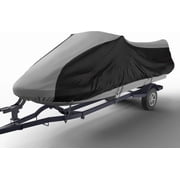 Seal Skin Jet Ski Cover, Heavy-Duty Waterproof & UV Protection, Fits for 2-Seater Fits 116"-125"