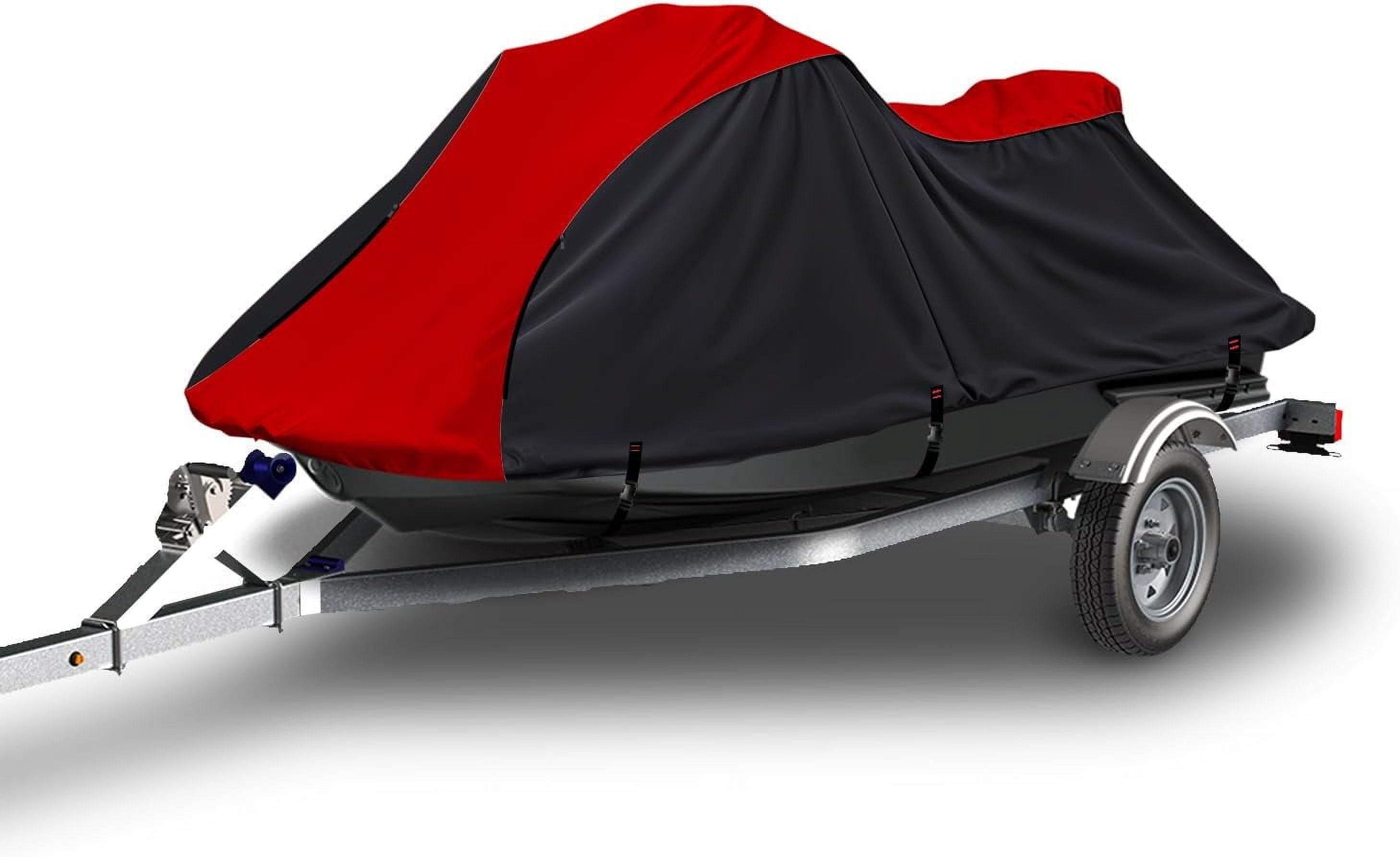Seal Skin Covers Heavy Duty Jet Ski Cover, Waterproof, UV Protection, Snug Fit for 3-Seater (Fits 126"-135")